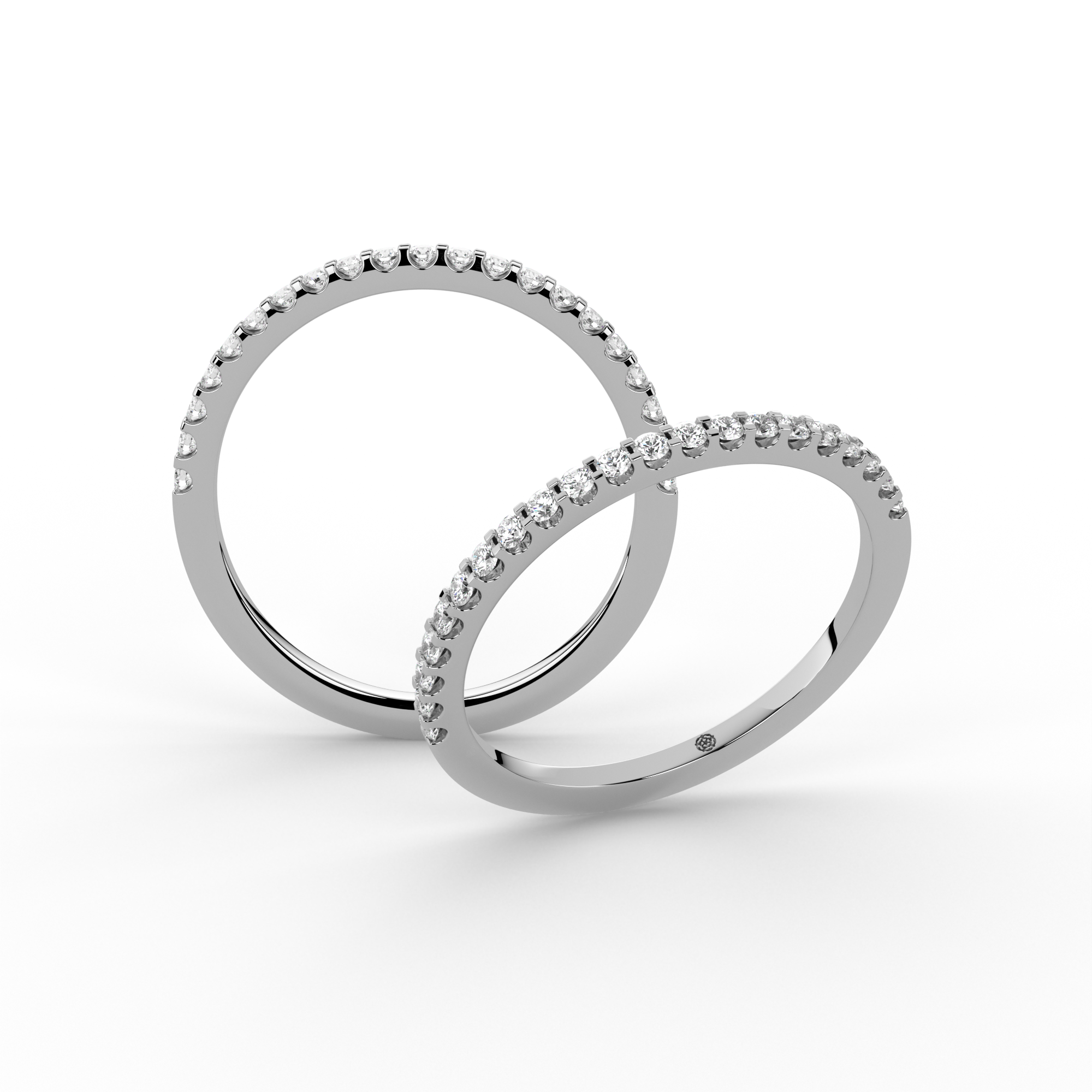 0.15ct Precision Half Set Diamond Ring