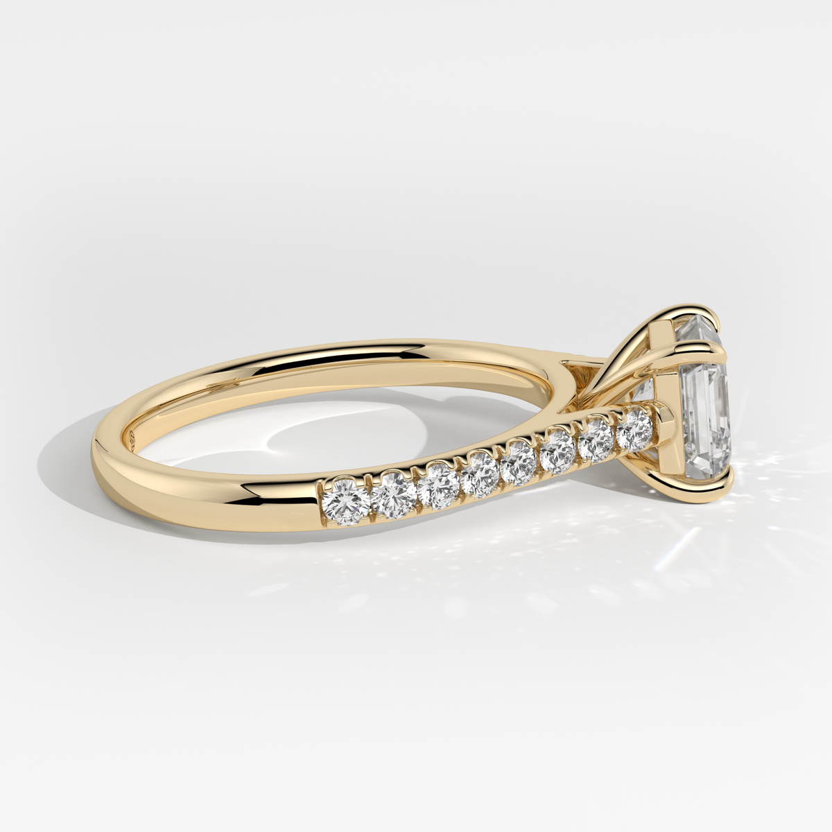 New-Aurora Asscher 1ct 18YG
