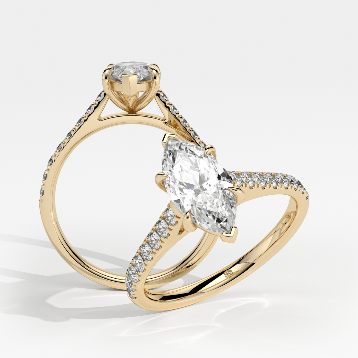 New-Aurora Marquise 1ct 18YG