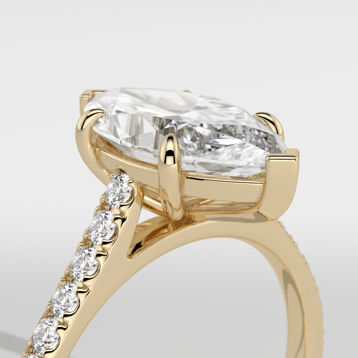 New-Aurora Marquise 2ct 18YG