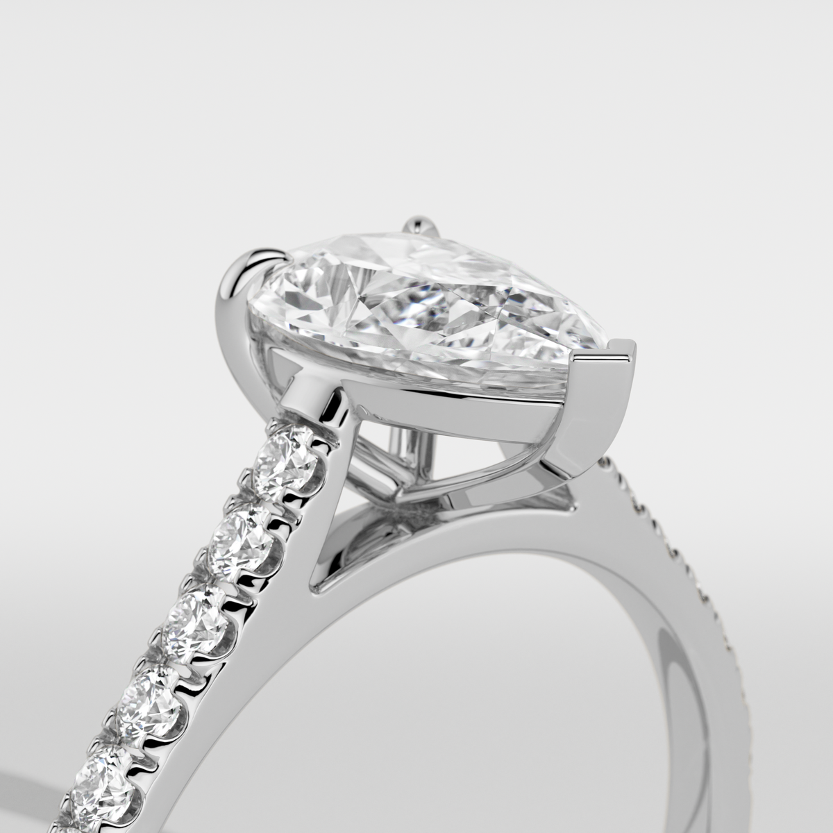 New-Aurora Pear 1ct PL