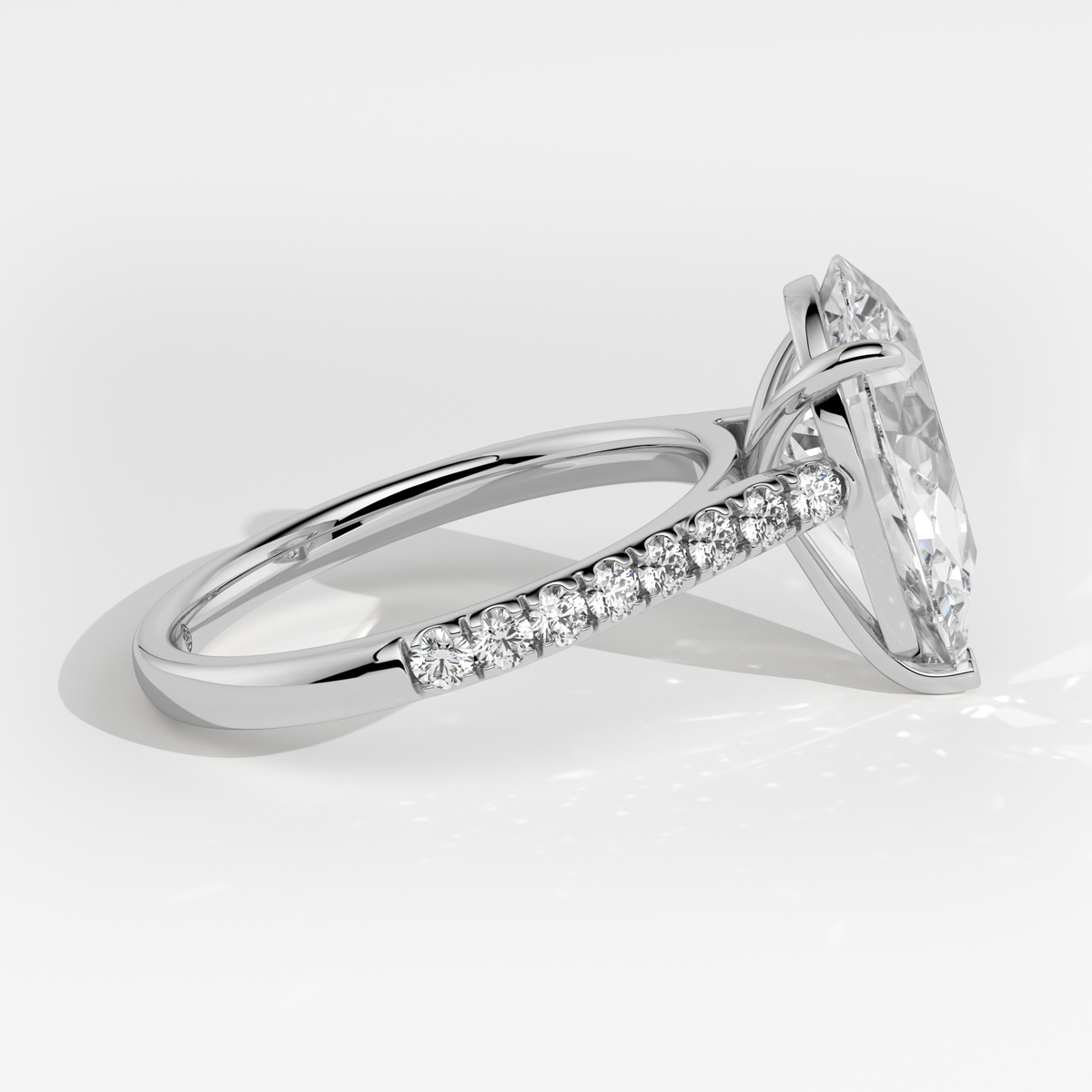New-Aurora Pear 3ct PL