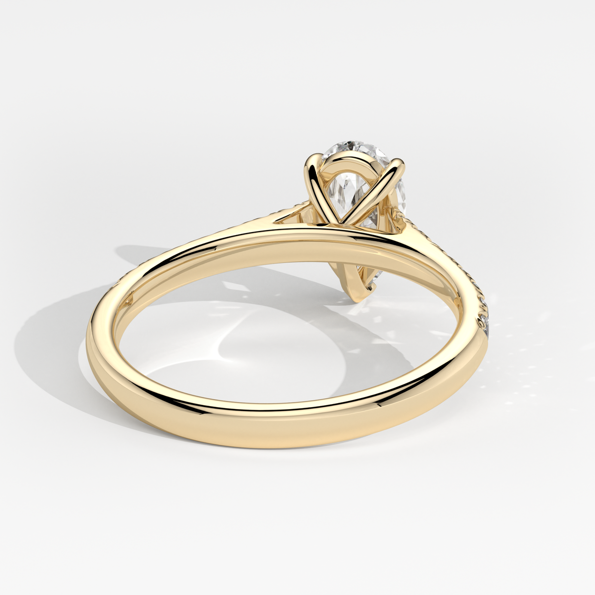 New-Aurora Pear 1ct 18YG