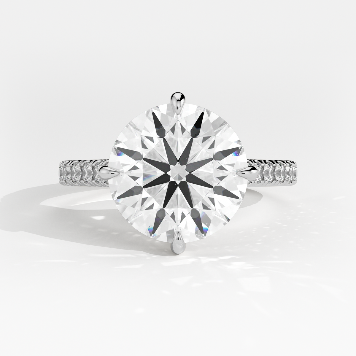 New-Aurora Round Compass 3ct PL