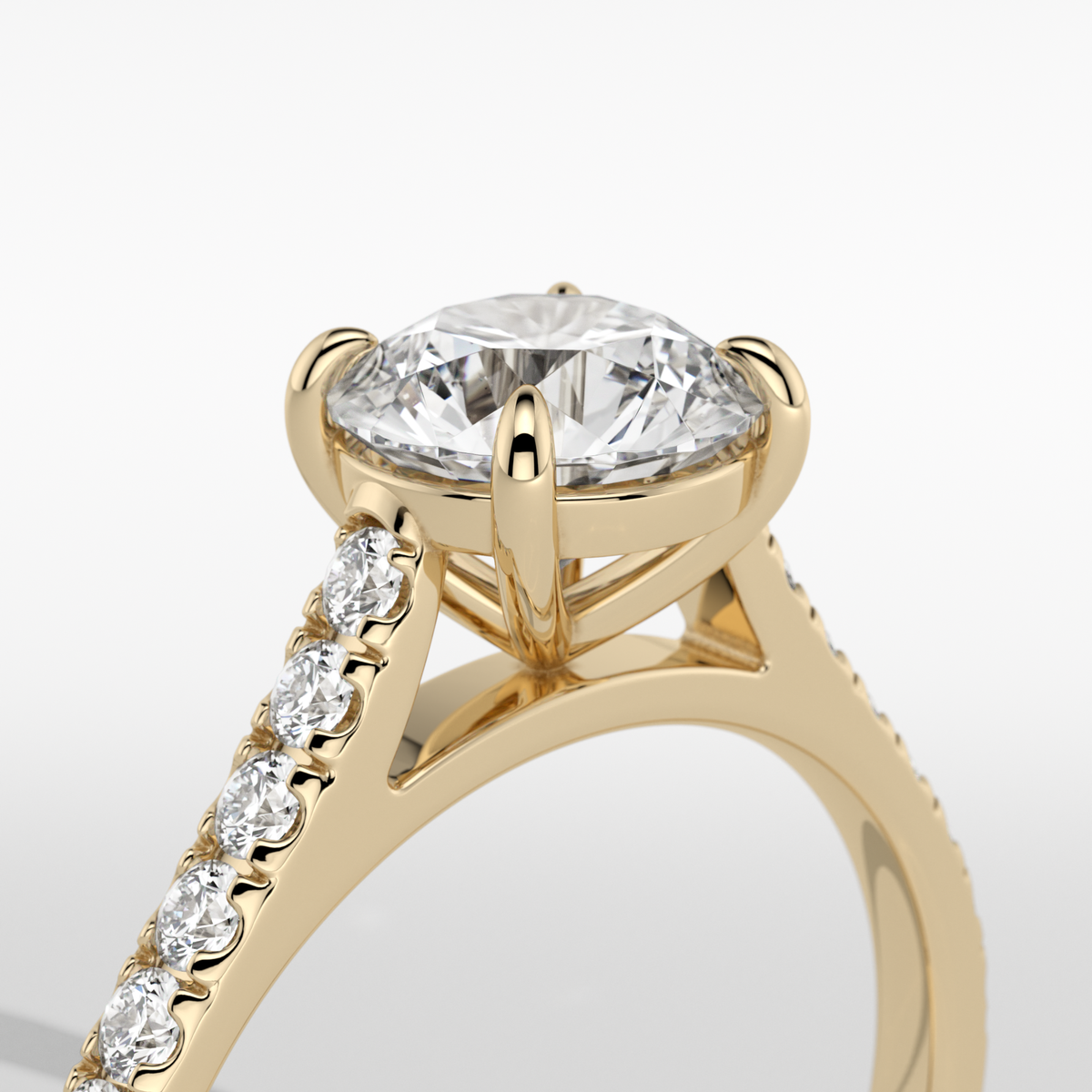 New-Aurora Round 1ct 18YG