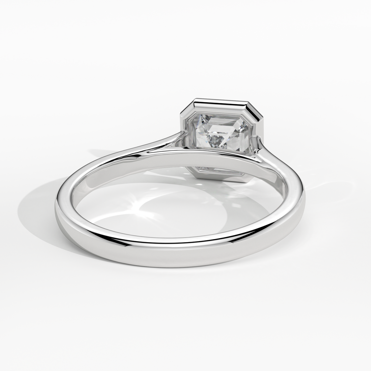 New-Bezel Asscher 1ct PL