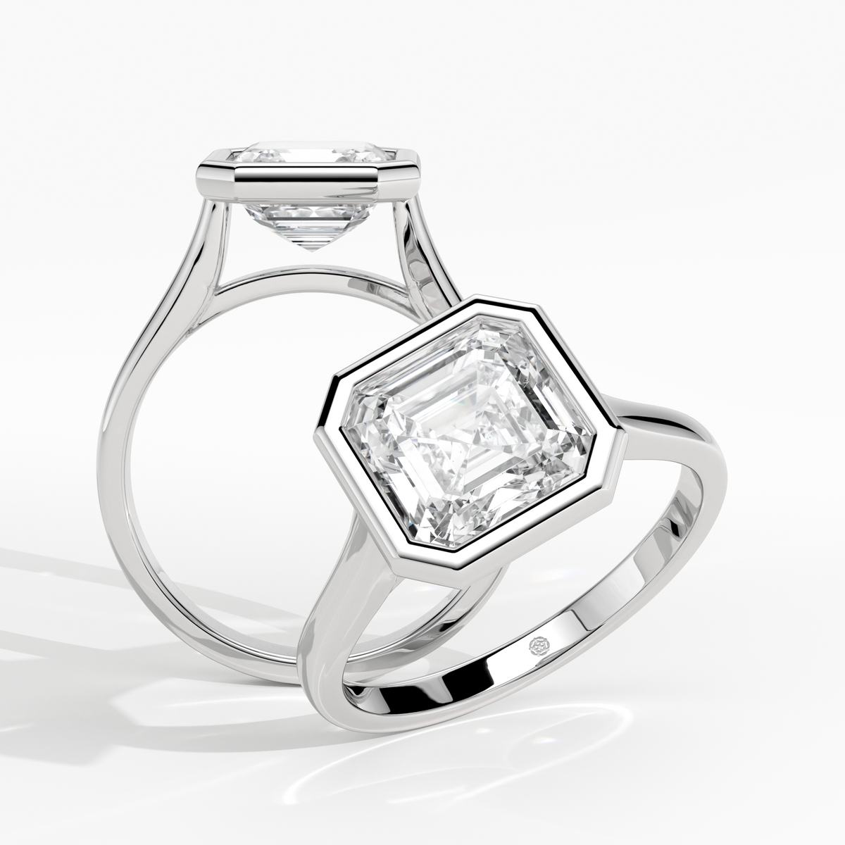 New-Bezel Asscher 2ct PL
