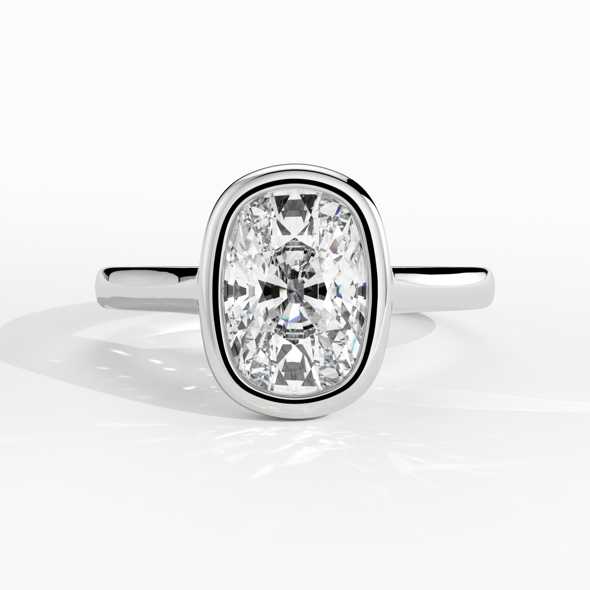 New-Bezel Cushion 2ct PL