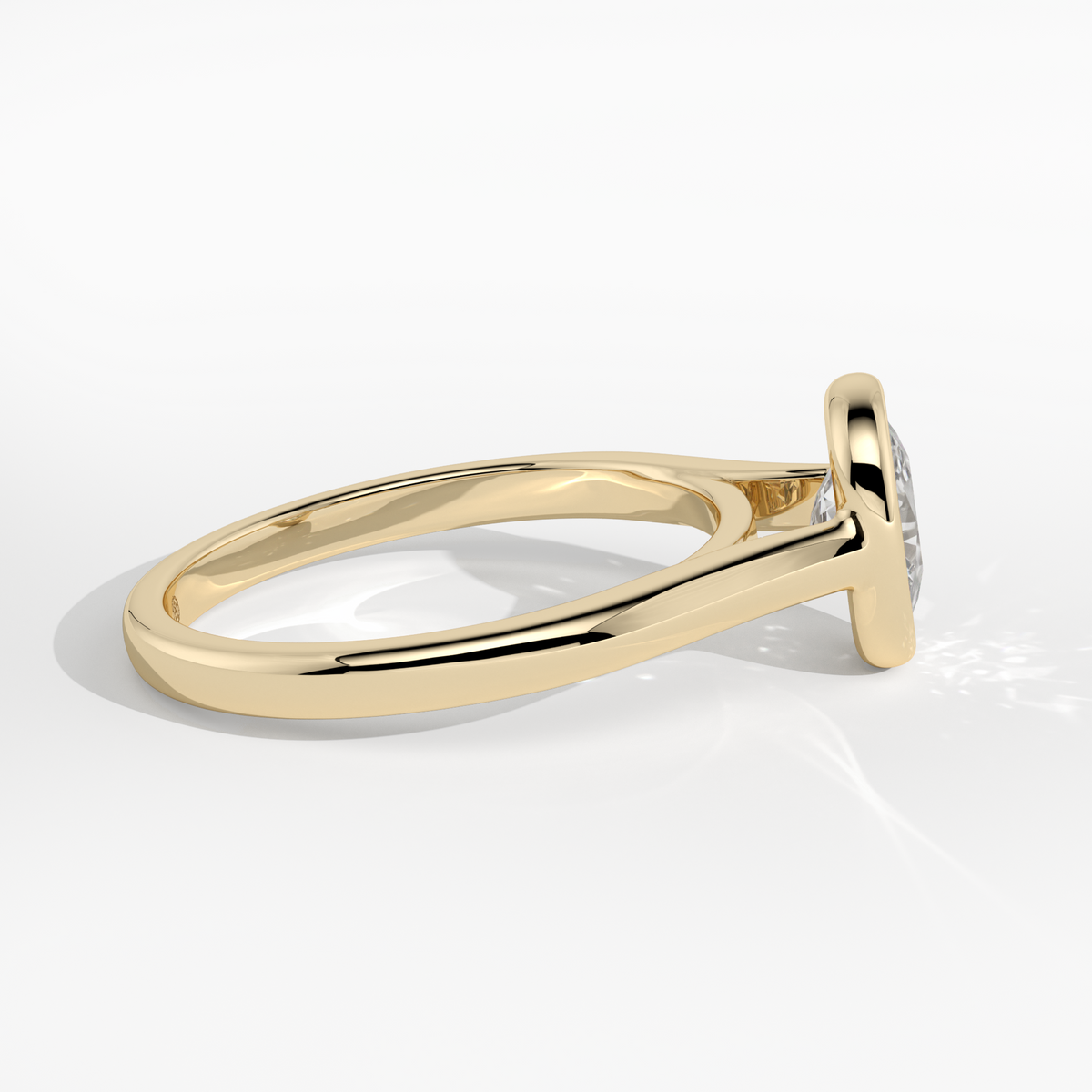 New-Bezel Cushion 1ct 18YG