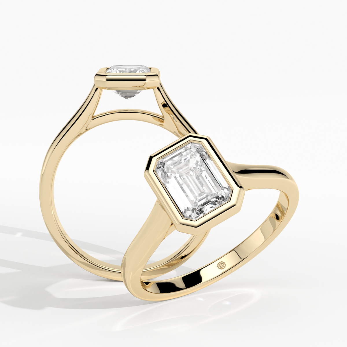 New-Bezel Emerald 1ct 18YG