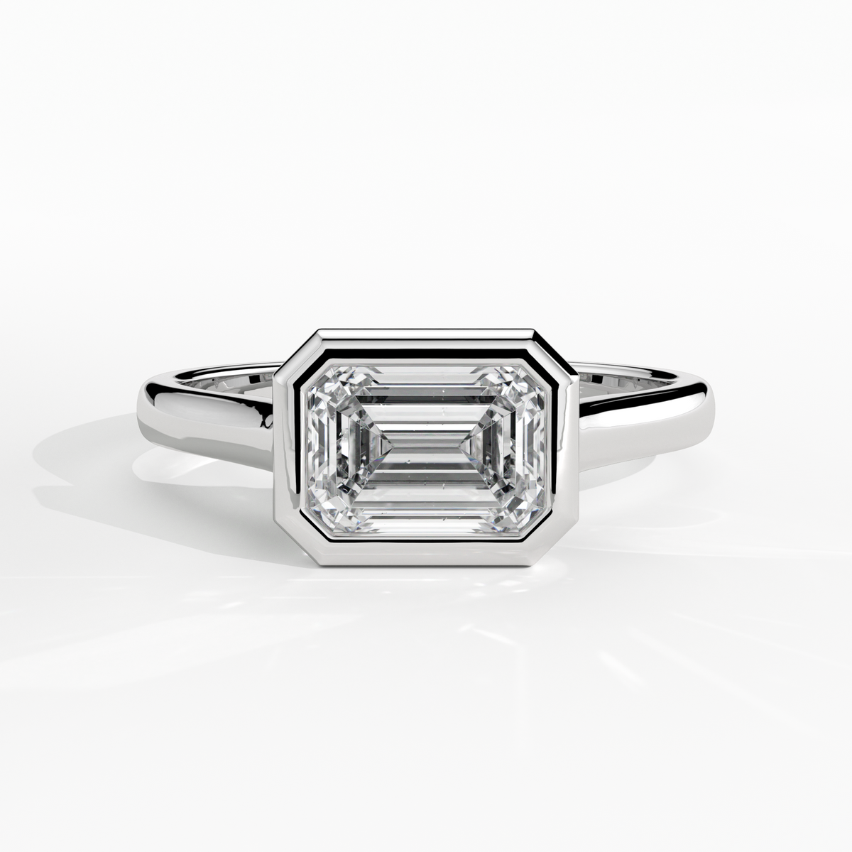 New-Bezel Emerald Landscape 1ct PL