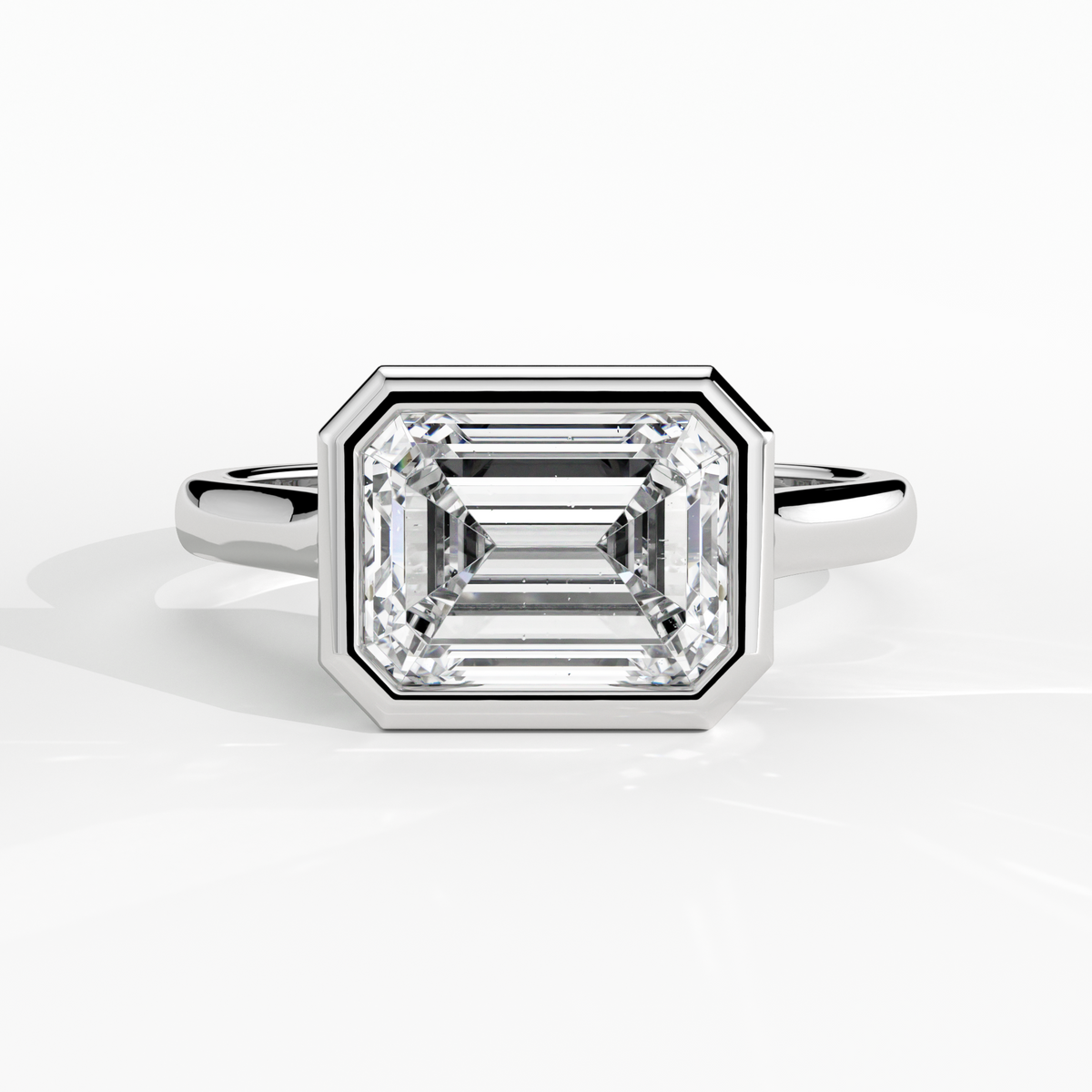 New-Bezel Emerald Landscape 2ct PL
