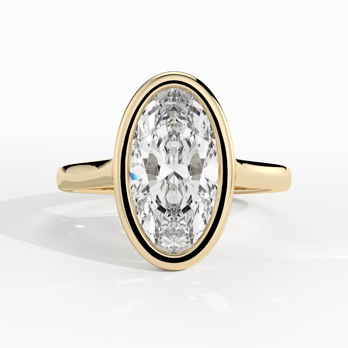 New-Bezel Moval 2ct 18YG