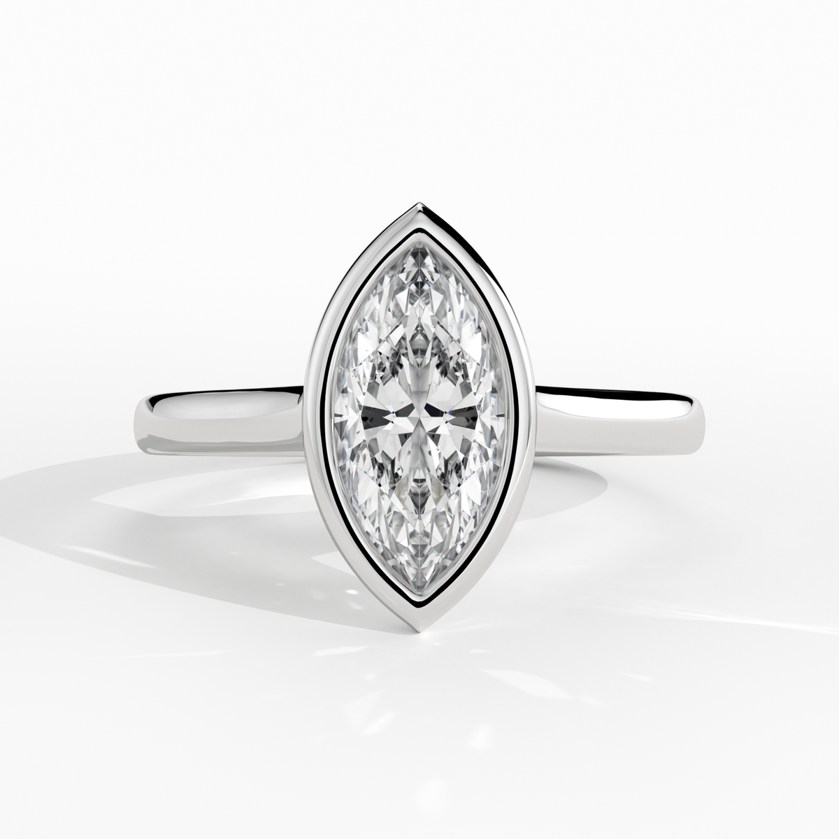New-Bezel Marquise 1ct PL