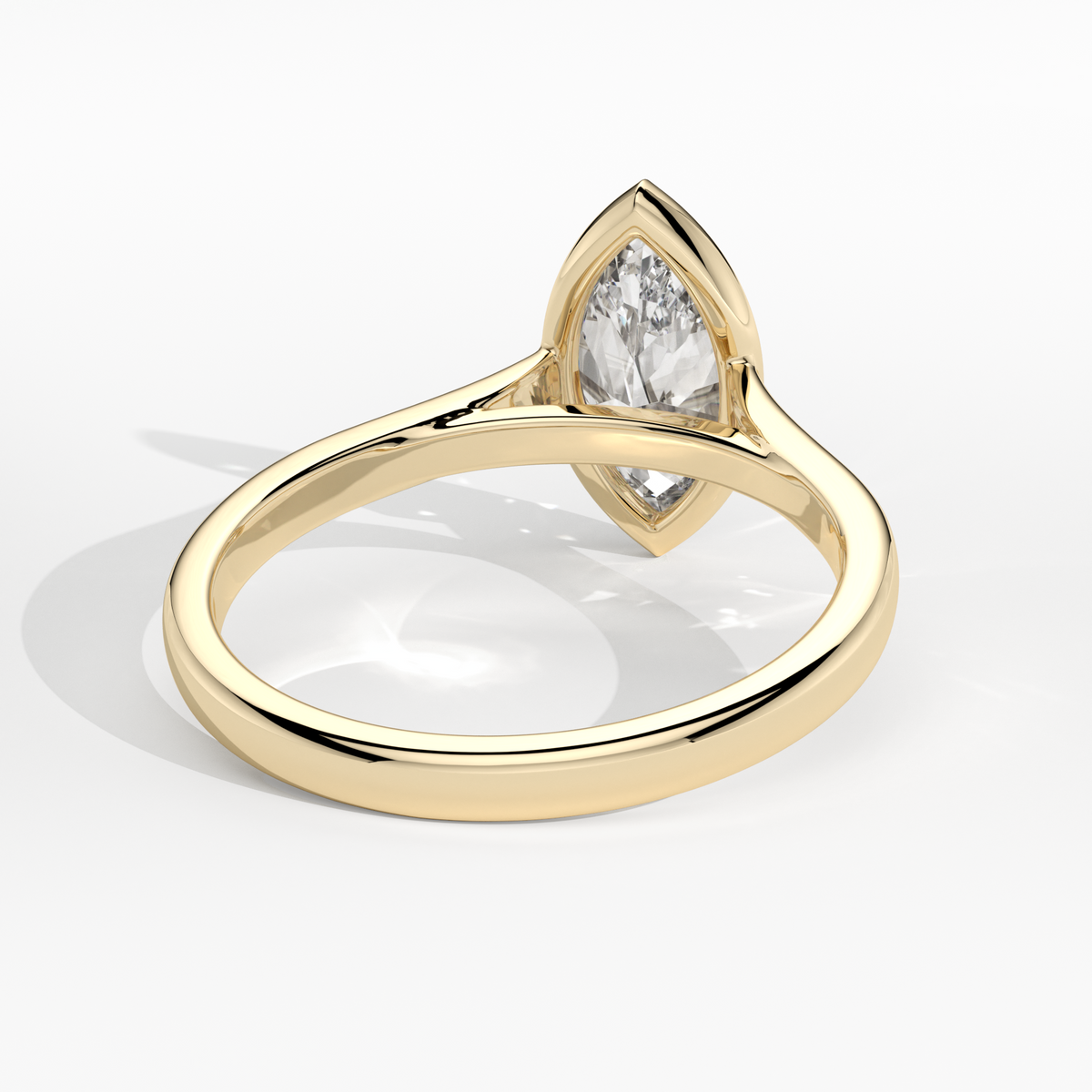 New-Bezel Marquise 1ct 18YG