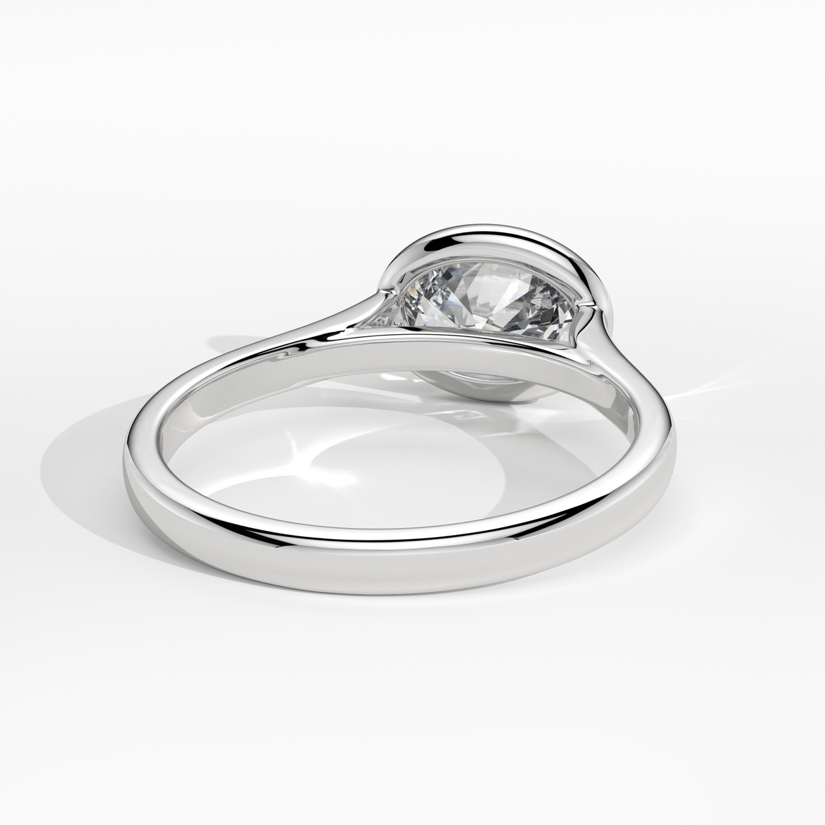 New-Bezel Oval Landscape 1ct PL