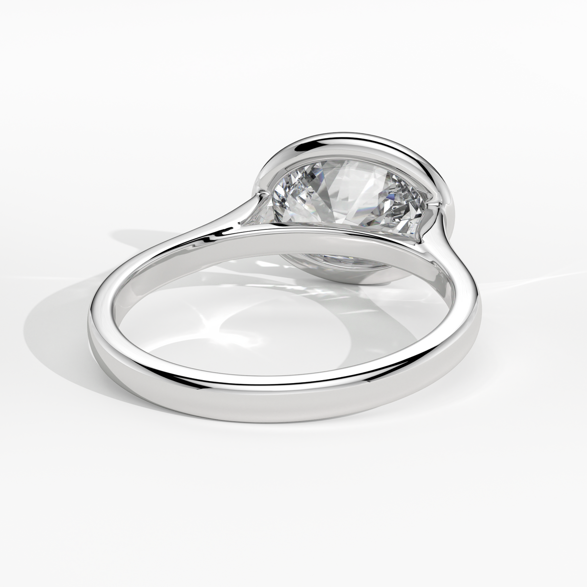 New-Bezel Oval Landscape 2ct PL