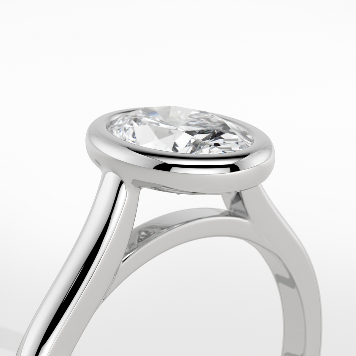 New-Bezel Oval 1ct PL