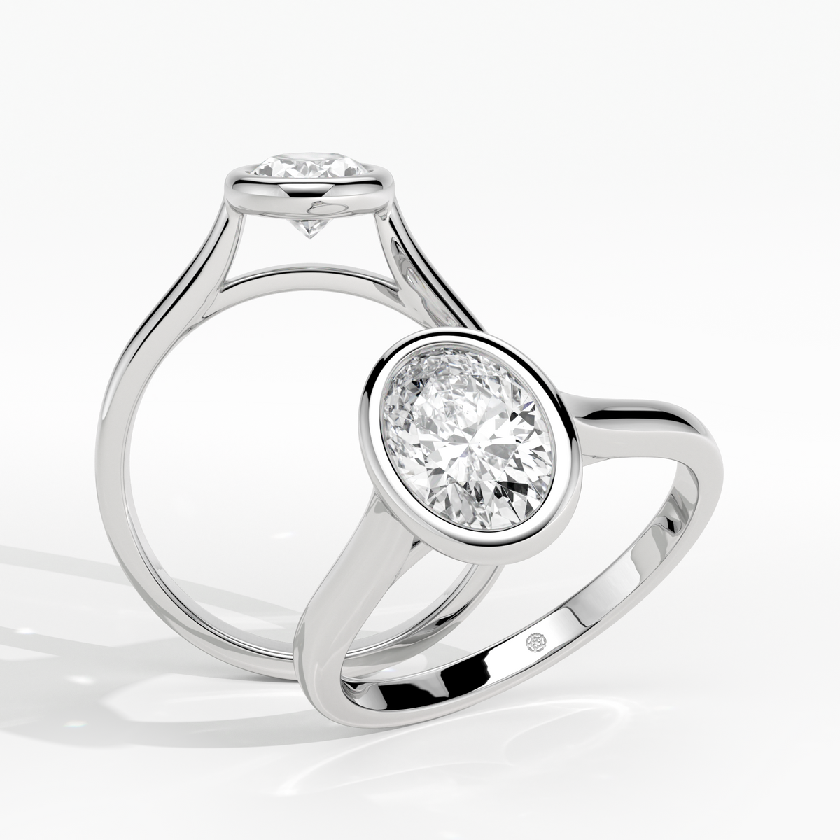New-Bezel Oval 1ct PL