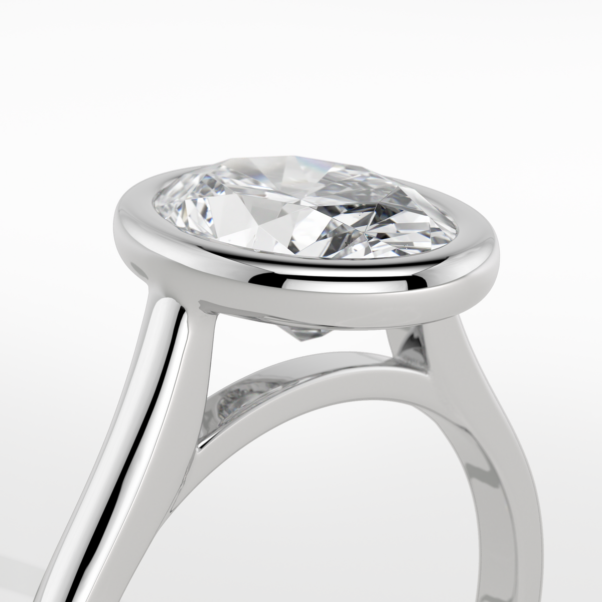 New-Bezel Oval 2ct PL