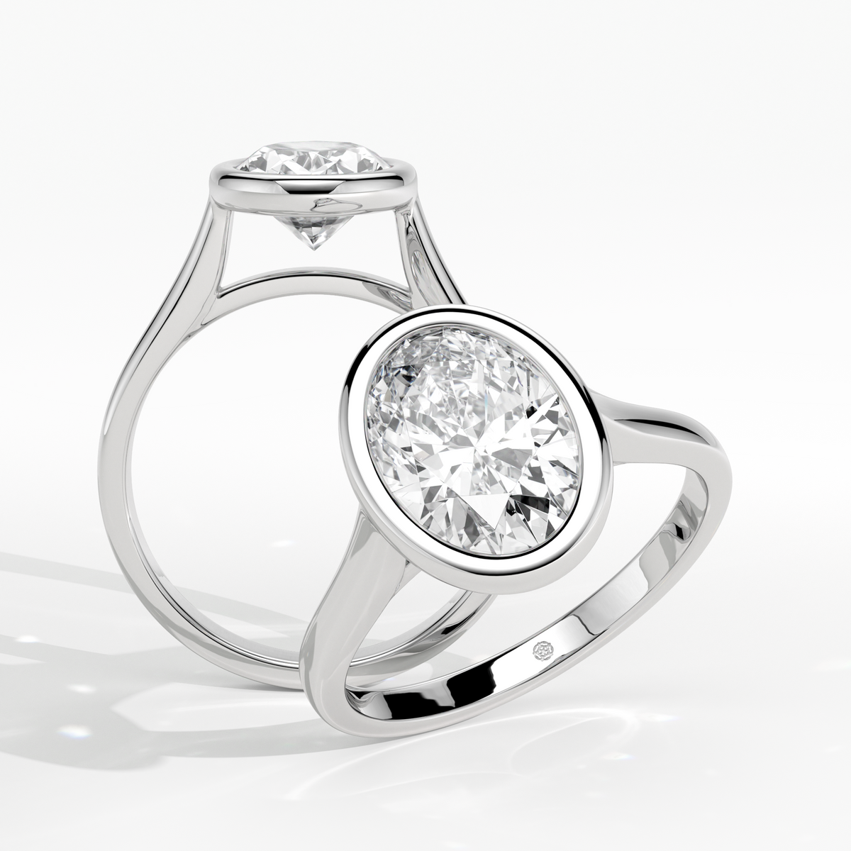 New-Bezel Oval 2ct PL