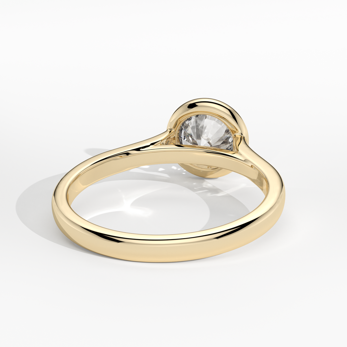 New-Bezel Round 1ct 18YG