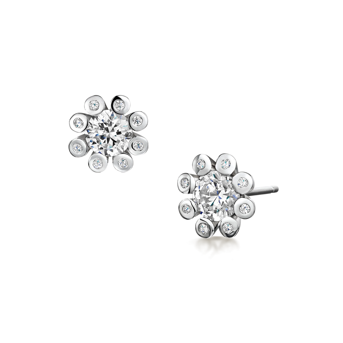 Dandelion Diamond Earrings