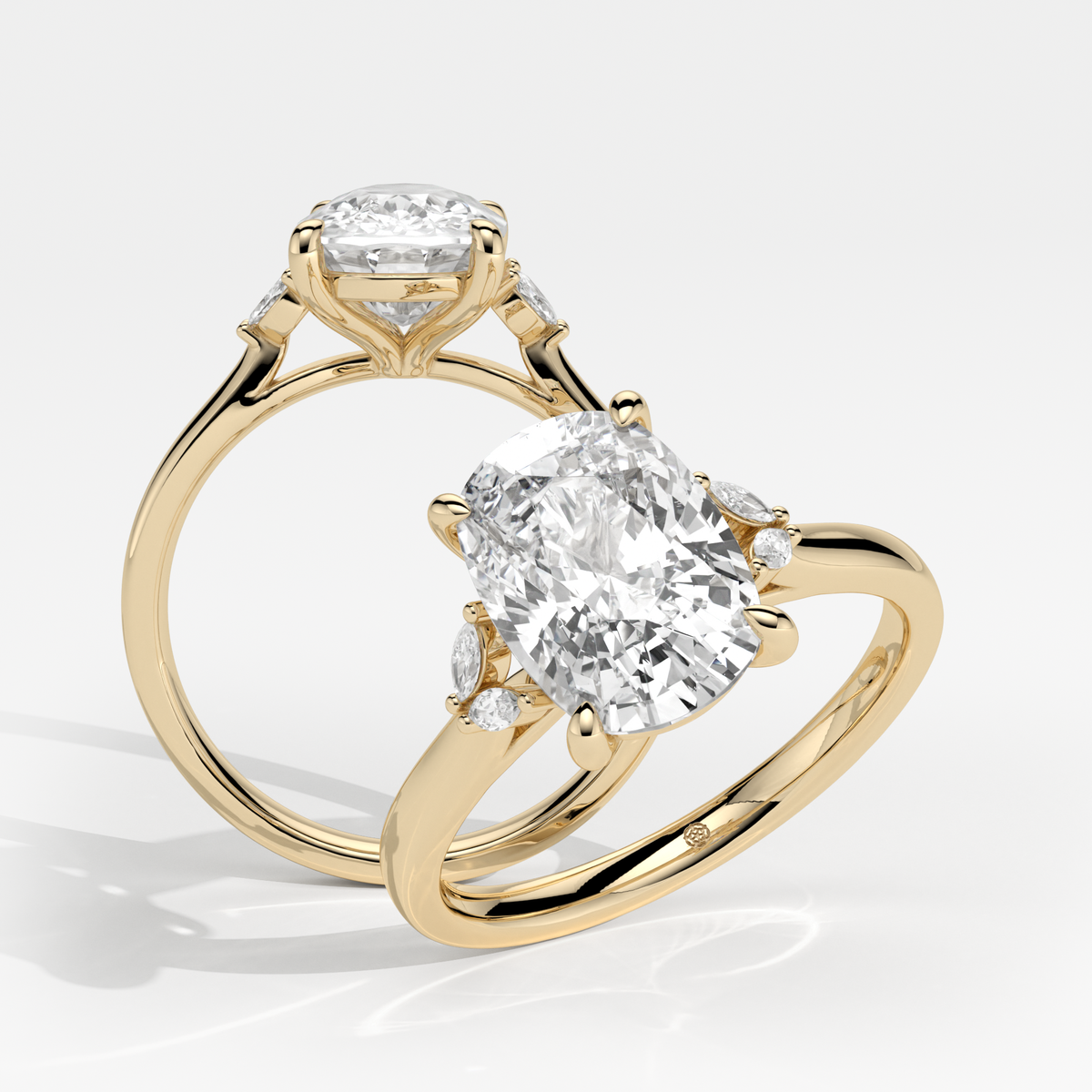 New-Duala Cushion 3ct 18YG