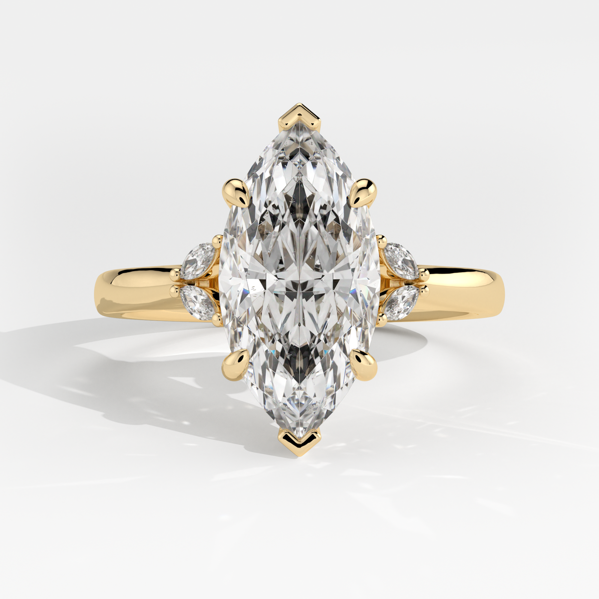 New-Duala Marquise 2ct 18YG