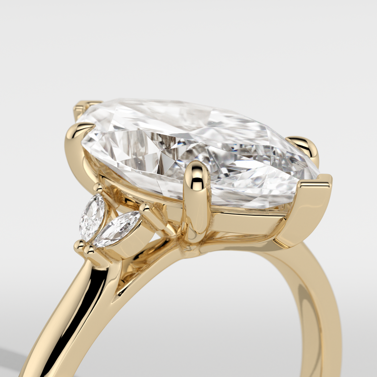 New-Duala Marquise 3ct 18YG