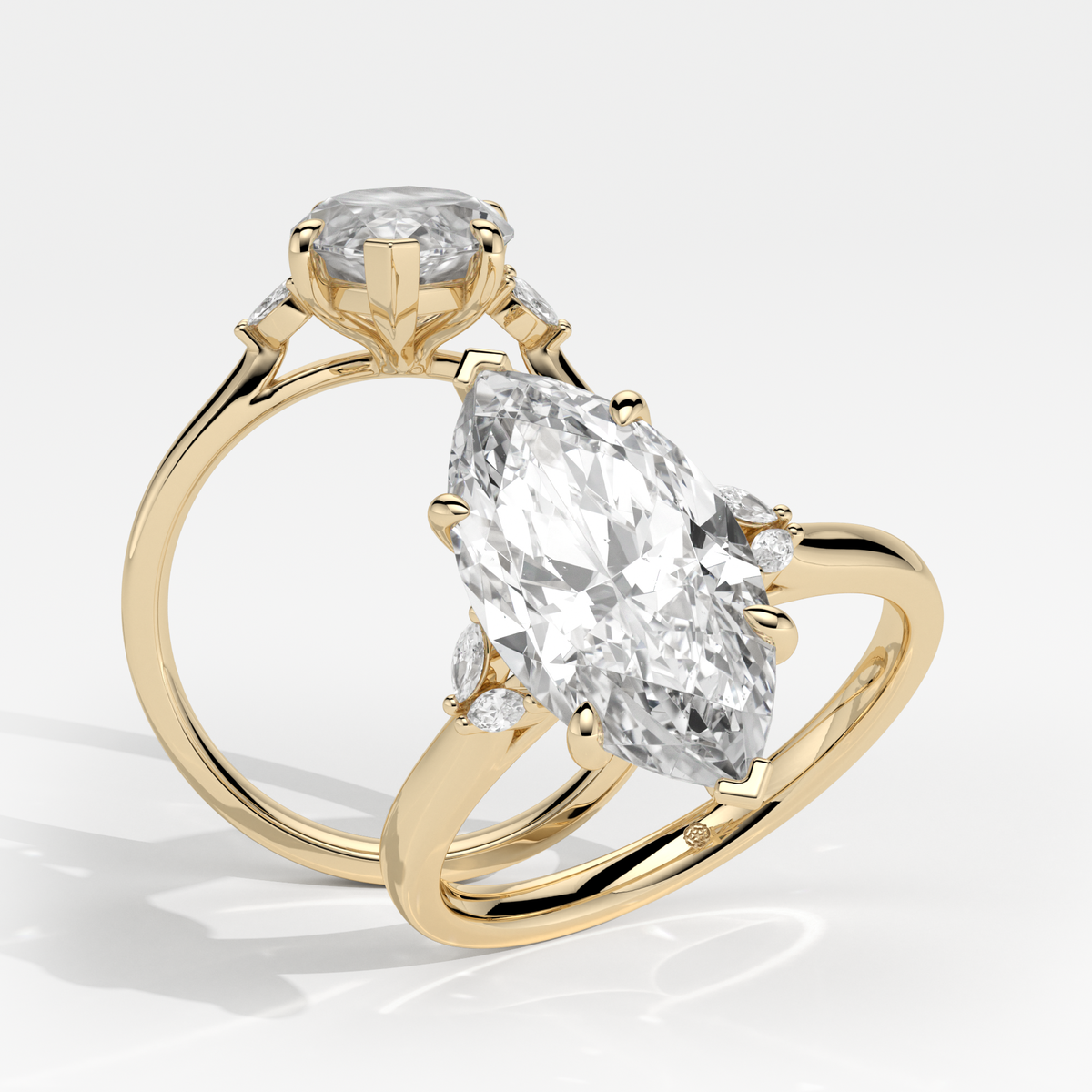 New-Duala Marquise 3ct 18YG