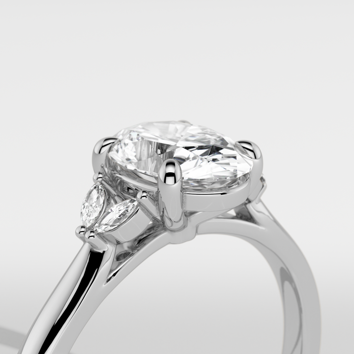 New-Duala Oval 1ct PL