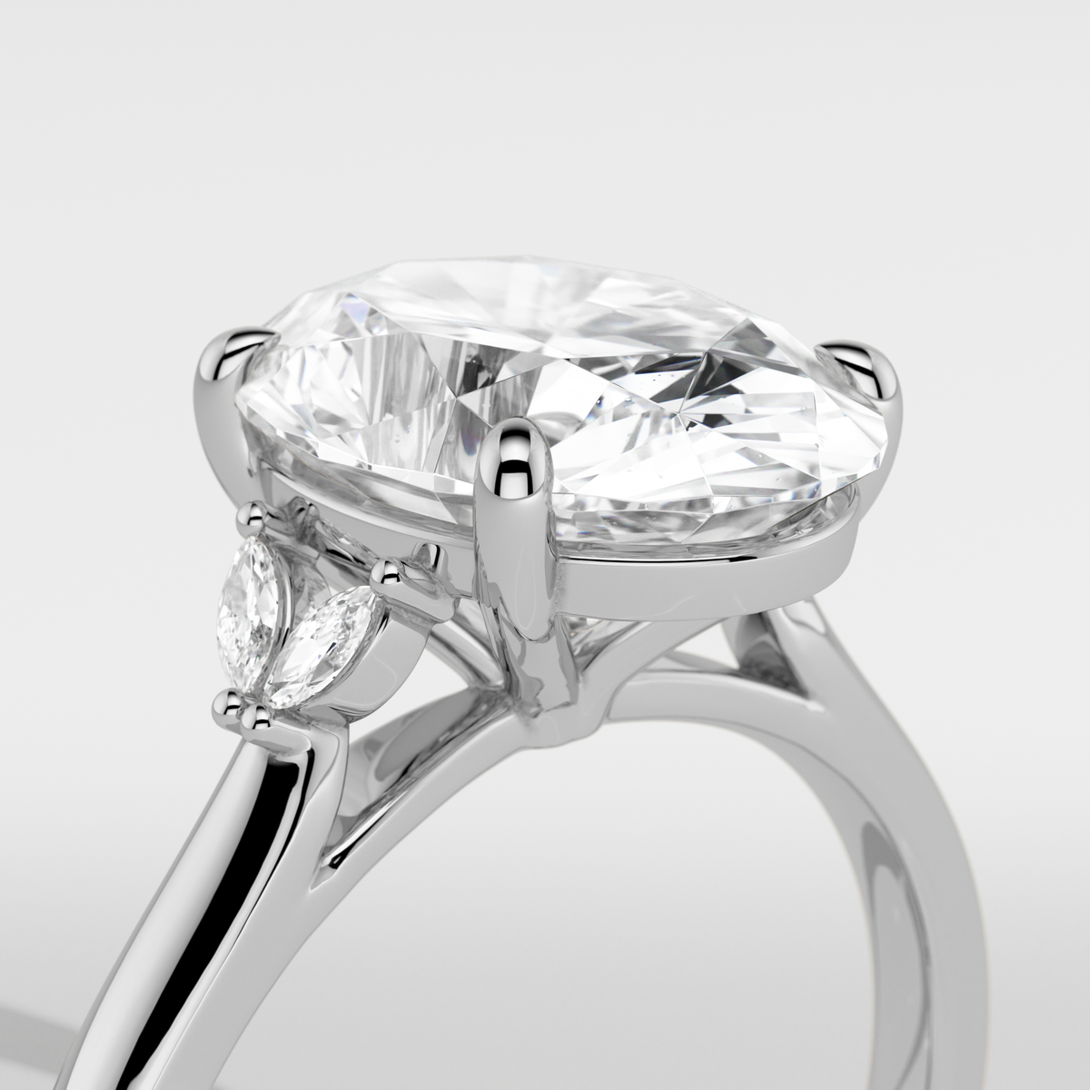 New-Duala Oval 3ct PL