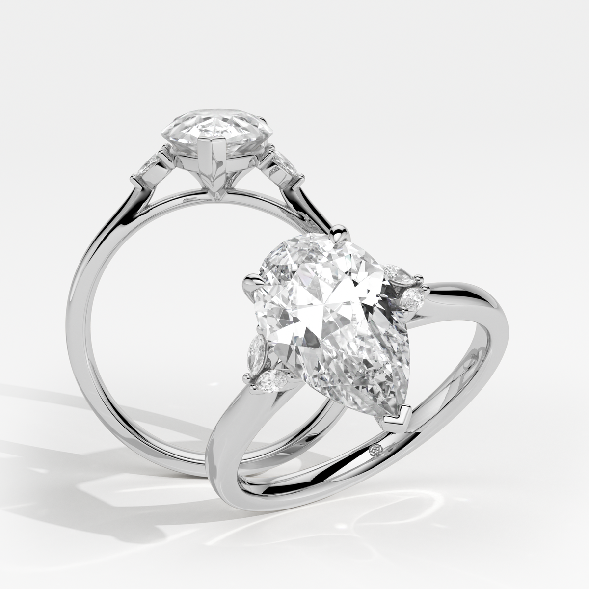 New-Duala Pear 2ct PL