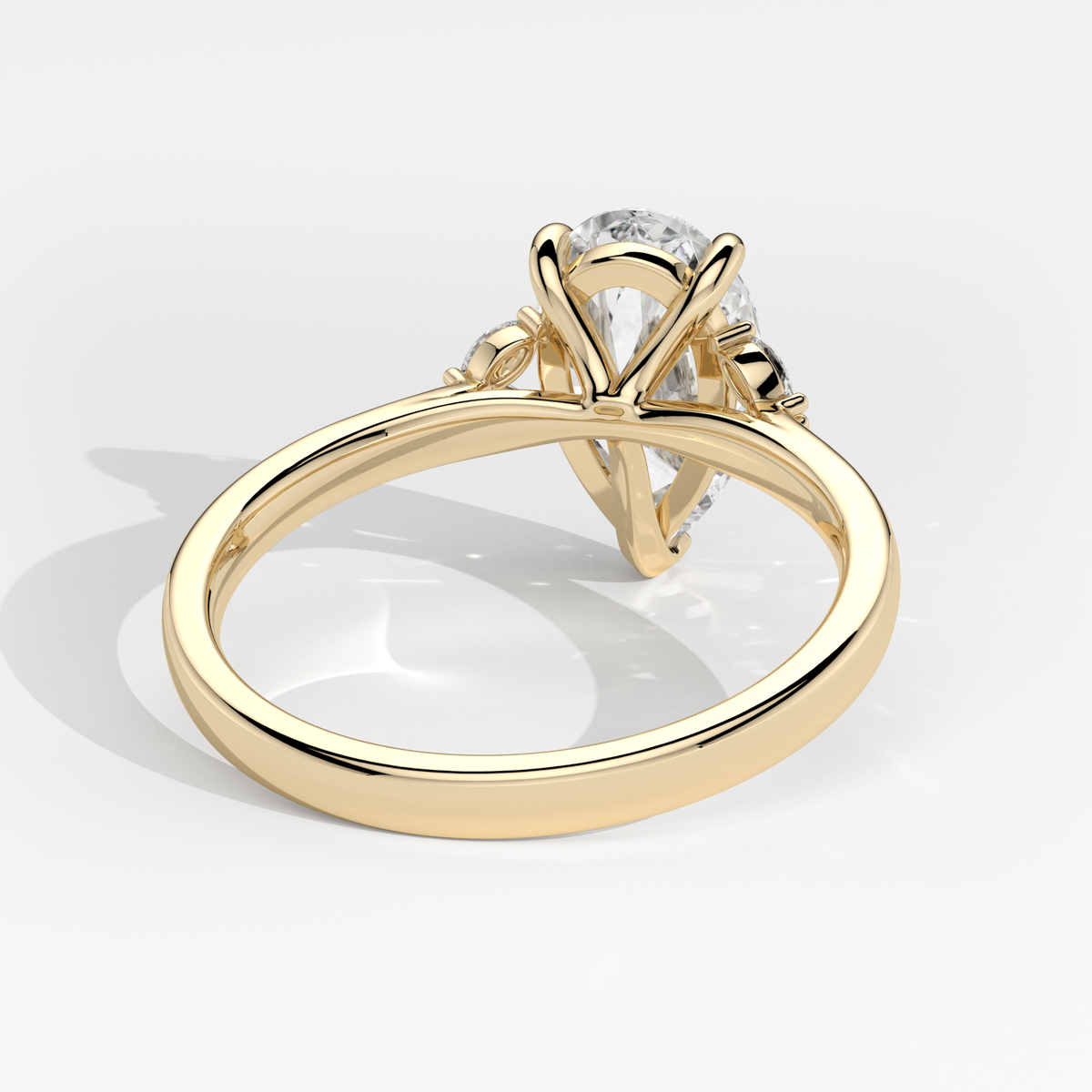 New-Duala Pear 2ct 18YG
