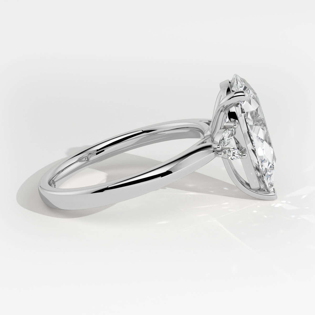 New-Duala Pear 3ct PL