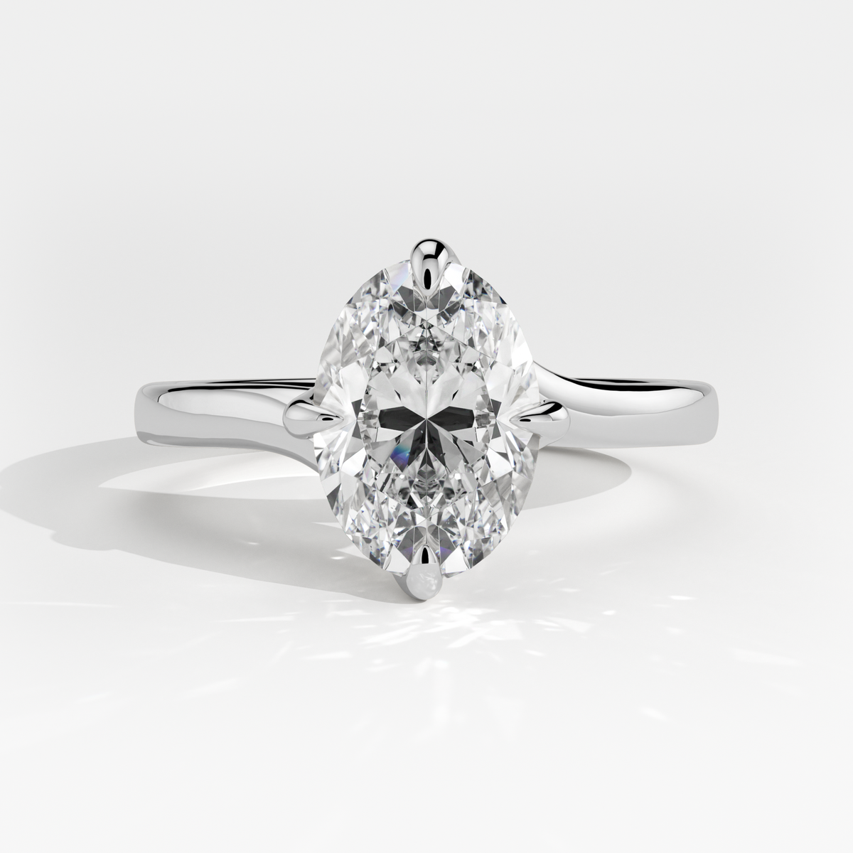 New-Entwine №1 Oval 1.50ct PL
