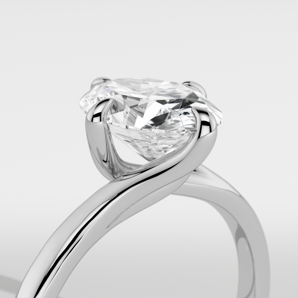New-Entwine №1 Oval 1.50ct PL
