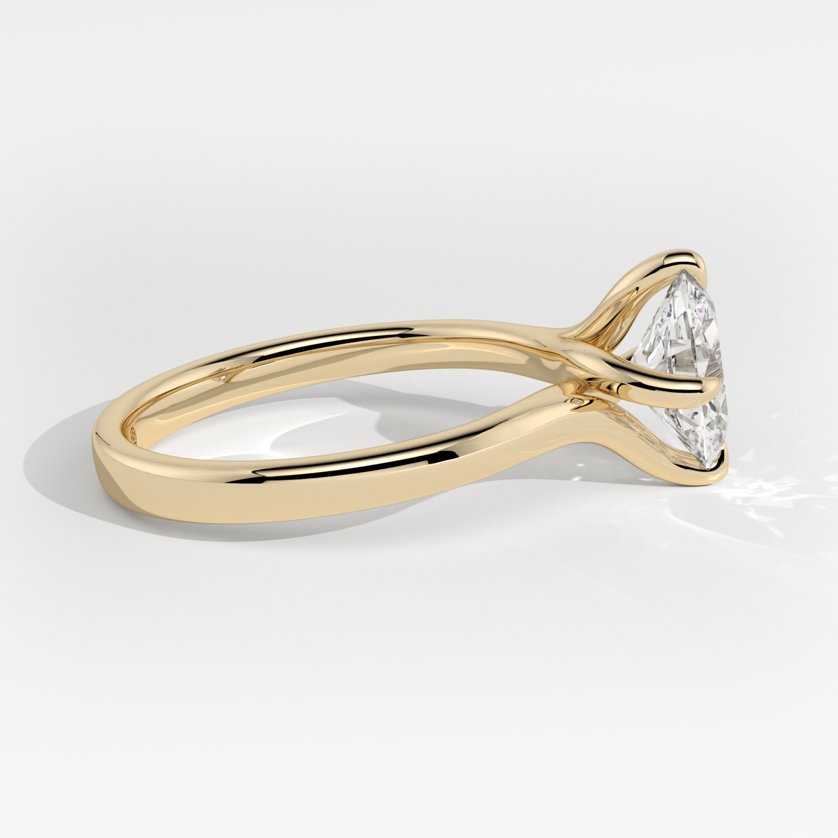New-Entwine №1 Oval 1ct 18YG