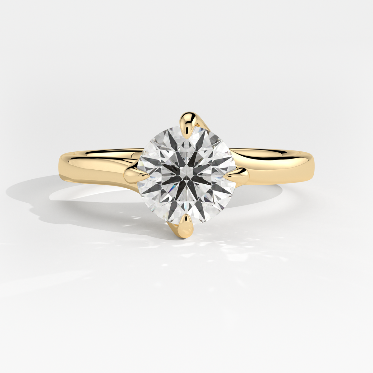 New-Entwine №1 Round 1ct 18YG
