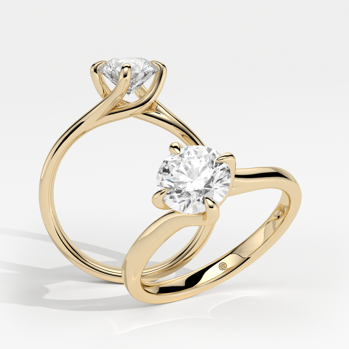 New-Entwine №1 Round 1ct 18YG