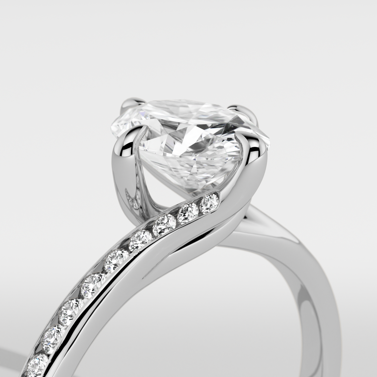 New-Entwine №2 Oval 1ct PL