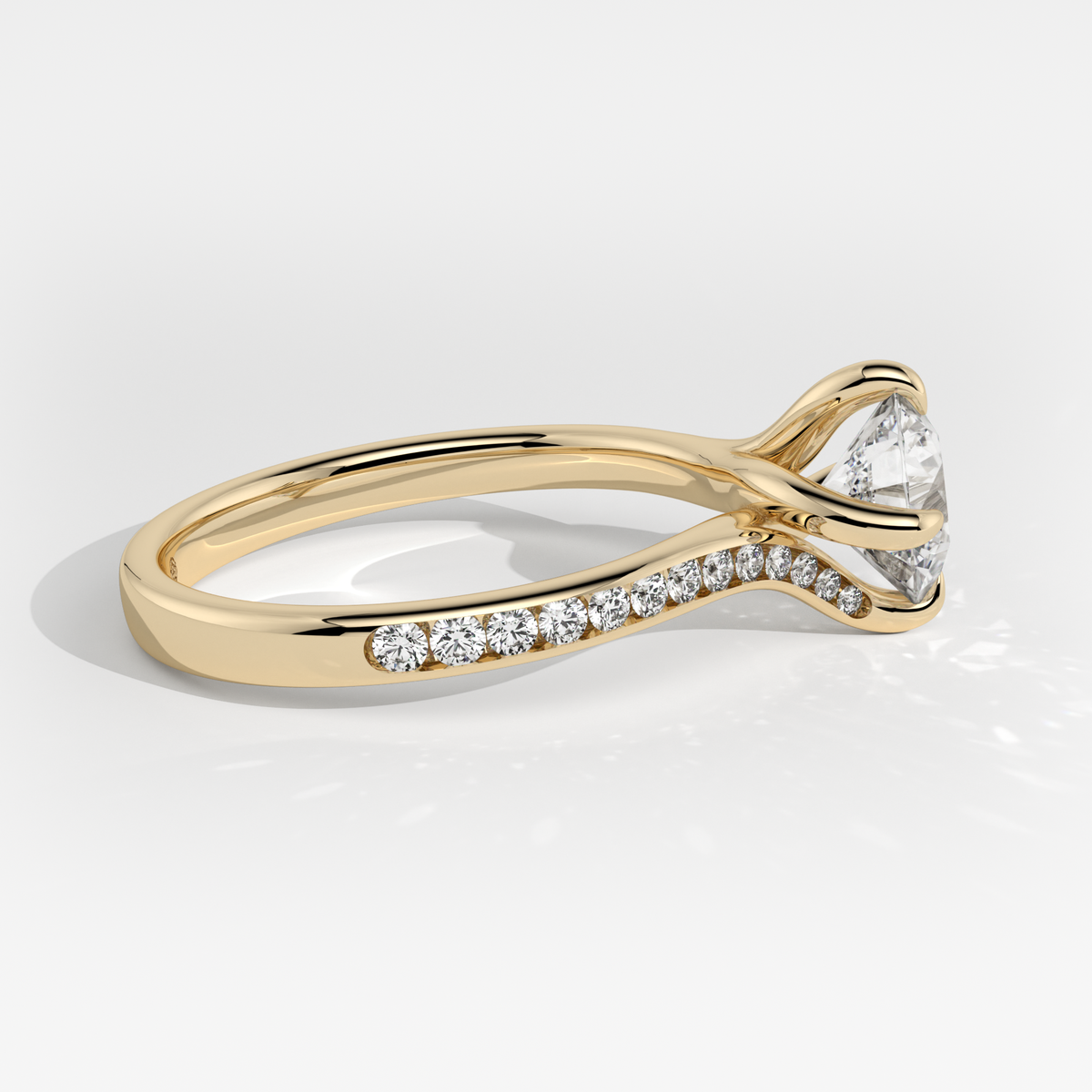 New-Entwine №2 Round 1ct 18YG