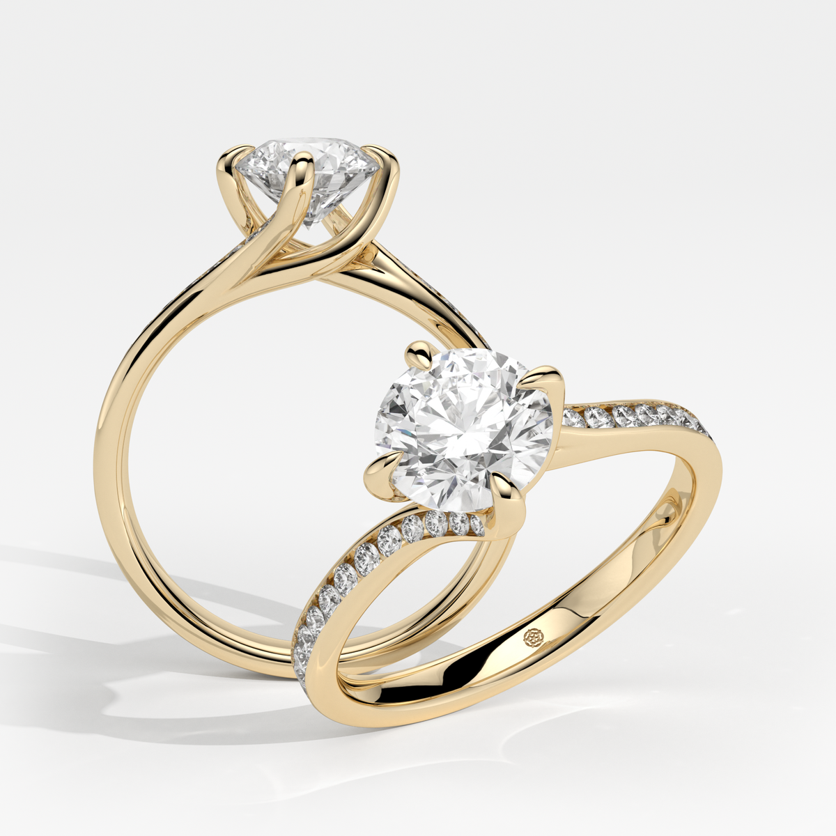 New-Entwine №2 Round 1ct 18YG