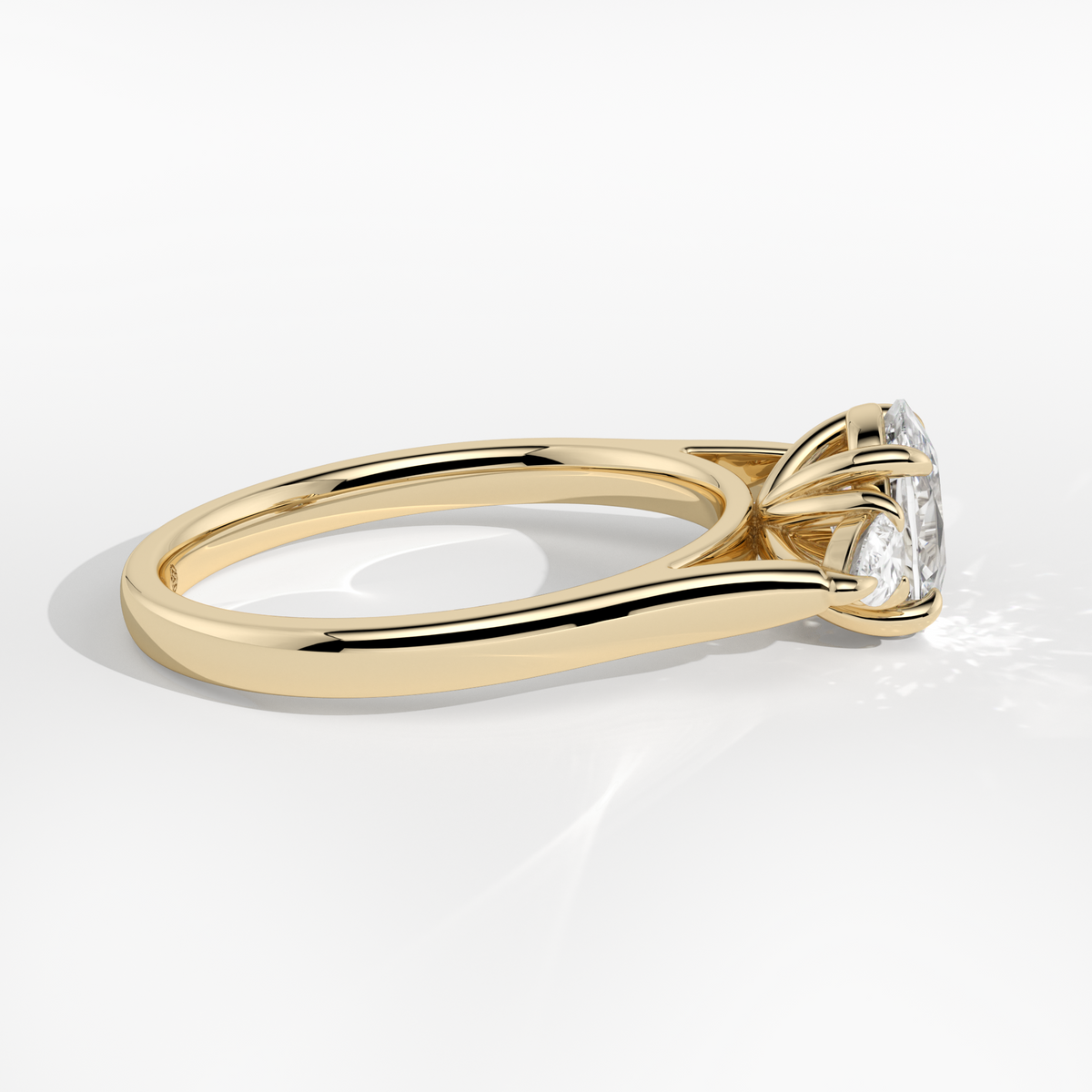 New-Hazel Cushion 1ct 18YG