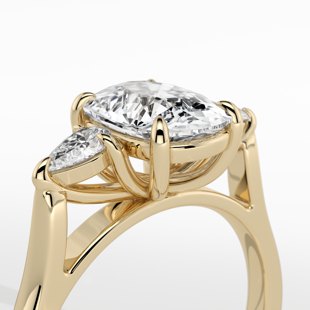 New-Hazel Cushion 2ct 18YG