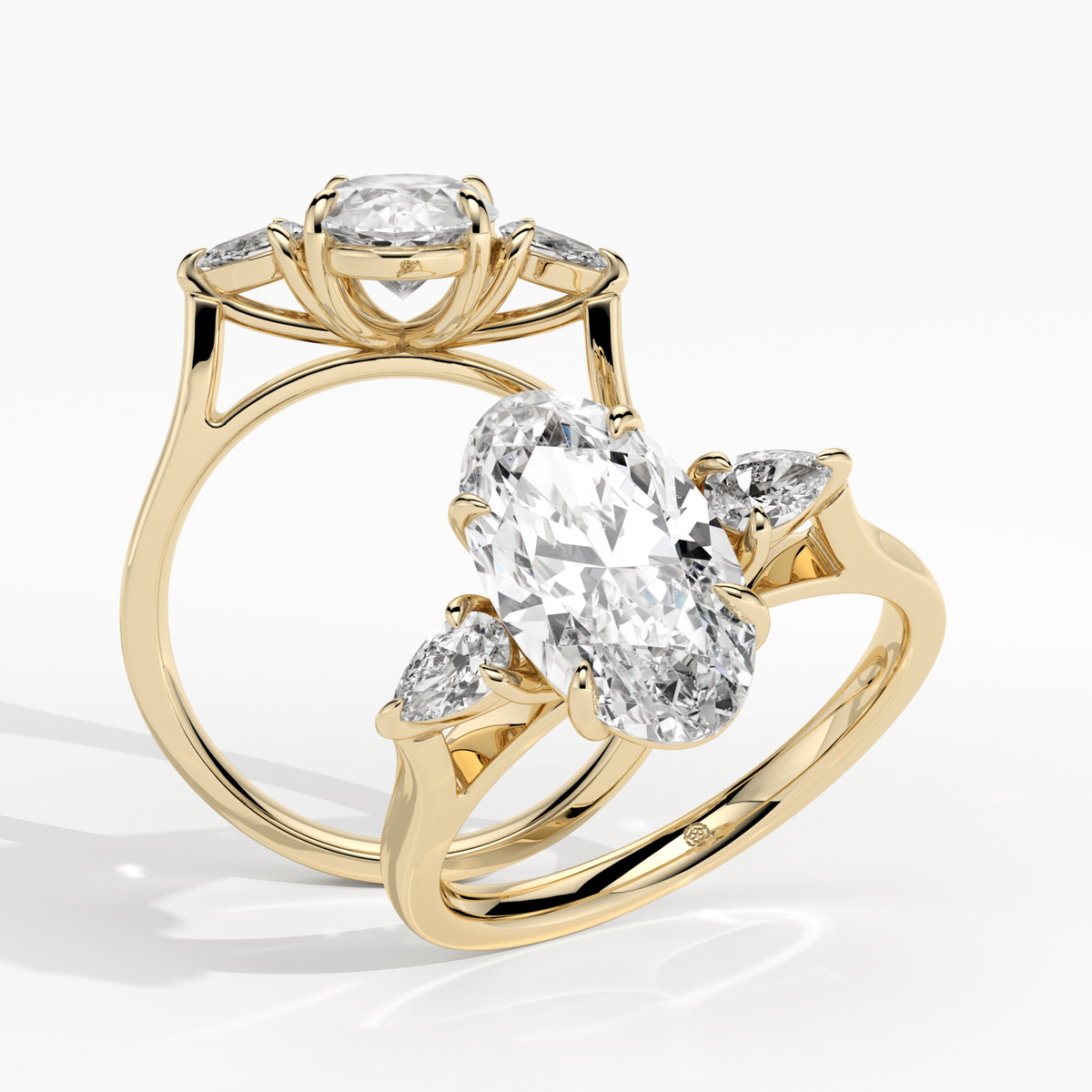 New-Hazel Moval 2ct 18YG