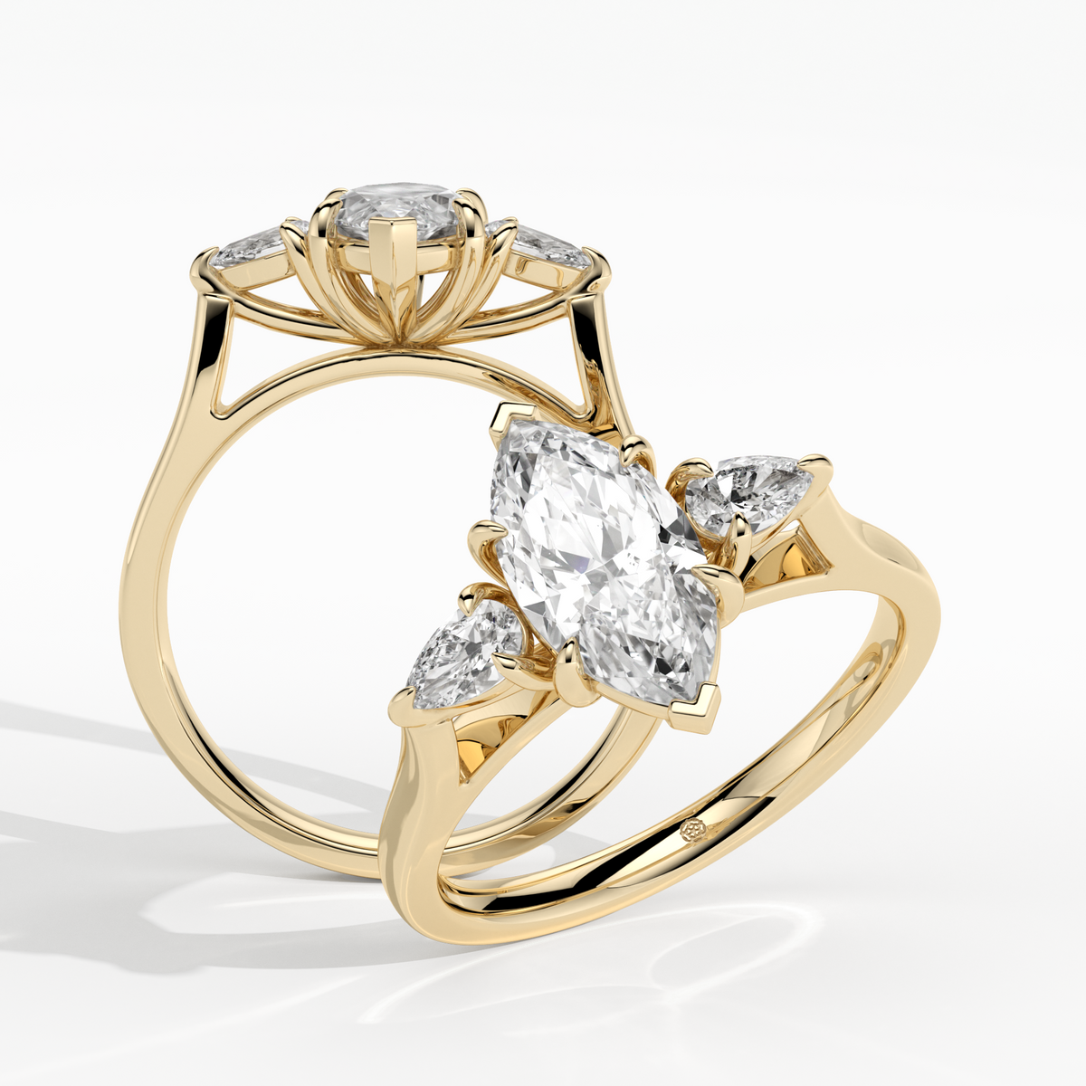 New-Hazel Marqiuse 1ct 18YG