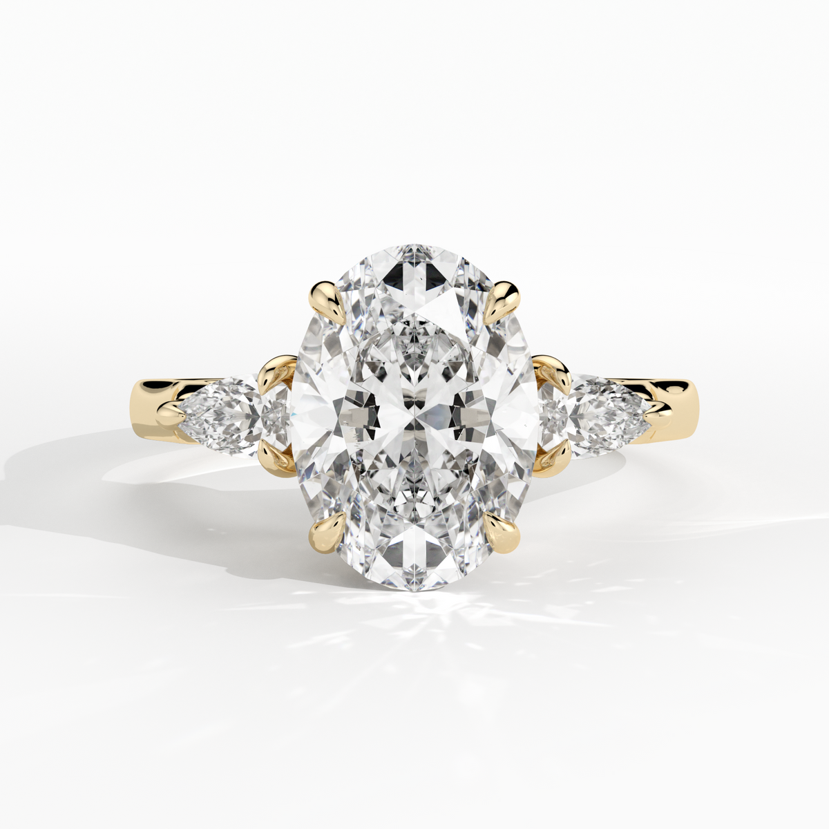 New-Hazel Oval 2ct 18YG
