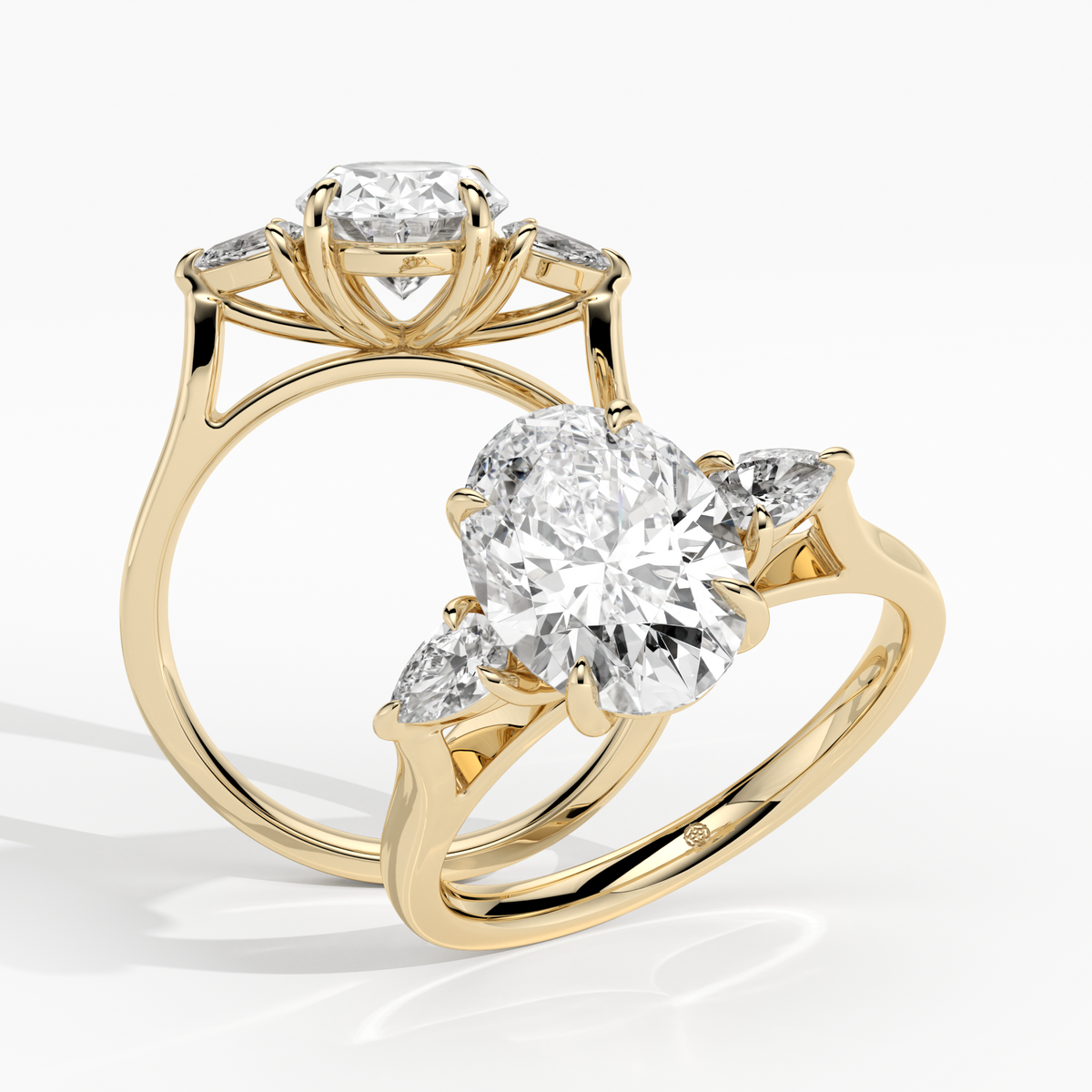 New-Hazel Oval 2ct 18YG